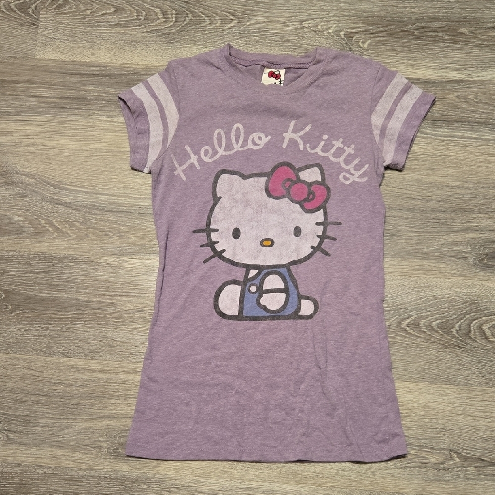 Hello Kitty Varsity Tee Sz Smal